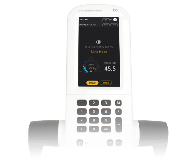 Accuniq Body Composition Analyser I35 - Lichaamsanalyse weegschaal